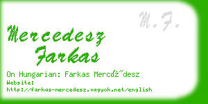 mercedesz farkas business card